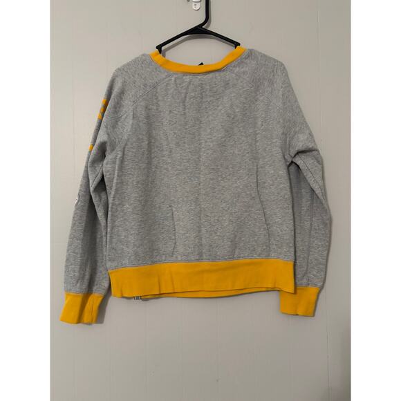 Reebok NFL Team Apparel Size Medium Long Spellout Sleeve Steelers Crewneck - Picture 5 of 8